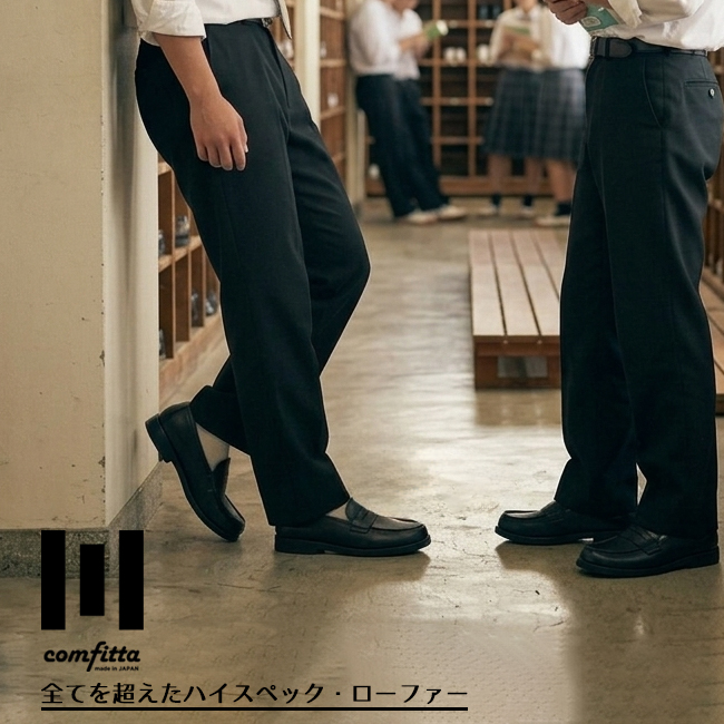 学校での着用写真