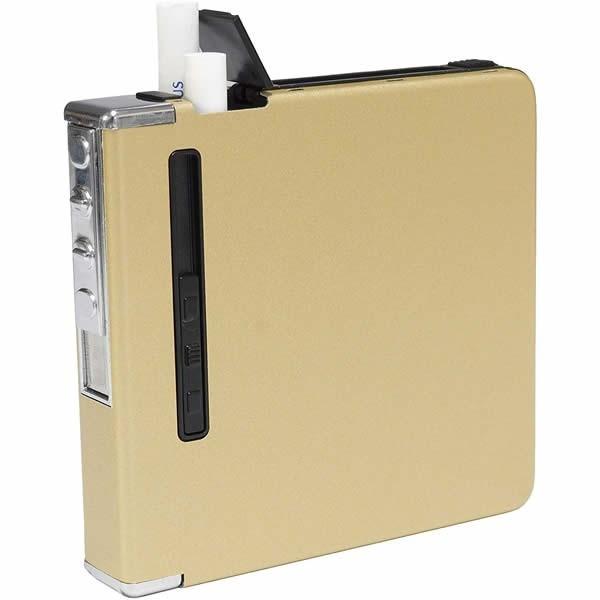 シガレットケース 20本 タバコケース 1箱分 電熱 ライター 収納 おしゃれ USB充電 スリム防湿 防風 メンズ レディース たばこ入れ｜calmshop｜04
