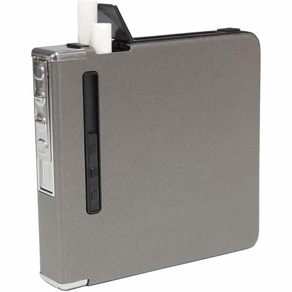 シガレットケース 20本 タバコケース 1箱分 電熱 ライター 収納 おしゃれ USB充電 スリム防湿 防風 メンズ レディース たばこ入れ｜calmshop｜03