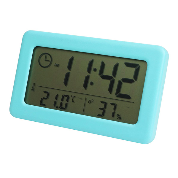 デジタル時計 温湿度計 スタンド 壁掛け 置き時計 掛け時計 小型 コンパクト シンプル デジタル 時計 温度 湿度 インテリア｜calmshop｜05