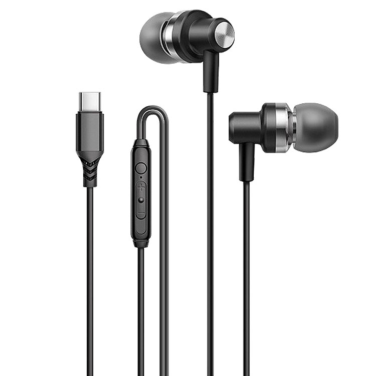 Type-C イヤホン カナル型 iPhone15対応 マイク内蔵 リモコン付き