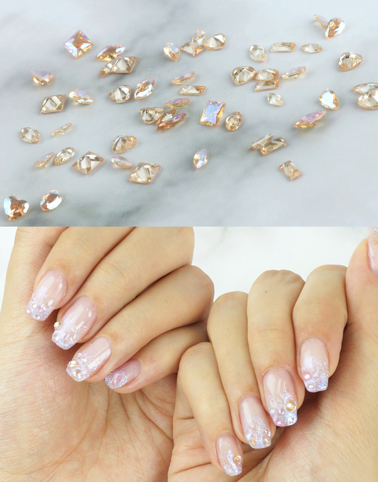 立体 3D パーツ ネイルパーツ ストーン シンプル セルフネイル ワン