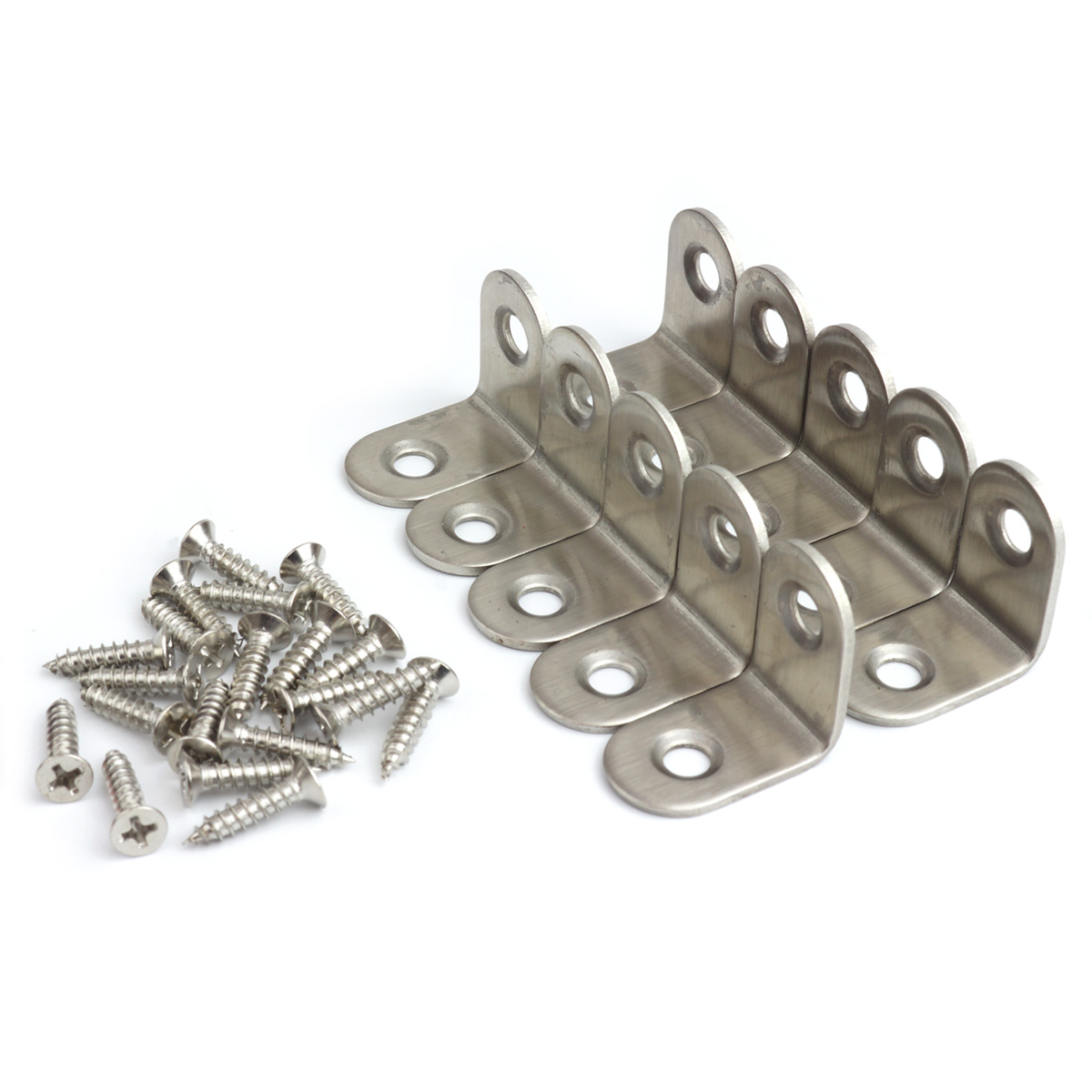 棚受け 金具 25mm L字 ブラケット DIY アイアン アングル 10個セット