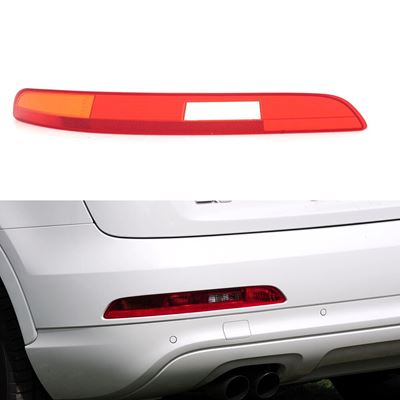 アウディ　AUDI　Q3　ハウジングリアフォグランプランプさ反衝突ライト　リアバンパー装飾ランプ　2010-2015　カバー