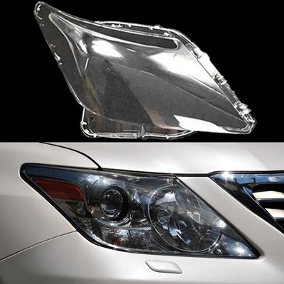 レクサス　車フロントヘッドライトカバー　LEXUS　自動レンズガラス　ランプさ箱　LX570　2007~2011　自動ヘッドライトクリアシェル　LAMPCOVER
