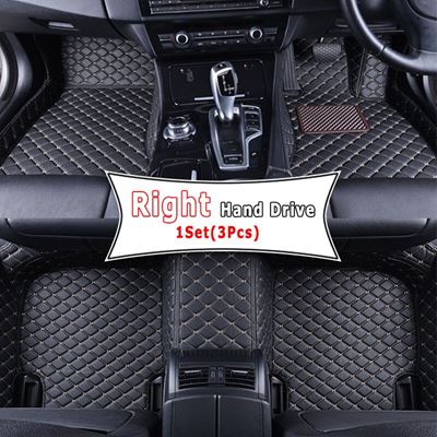 フォード　エッジ2021（7シート）用RHDカーフロアマット　人工革カーペット　オートアクセサリー　自動車　足元パッド　スタイリングラグ