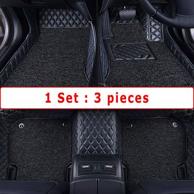 トヨタ　RHD　車フロアマット　2016　2014　2015　カーペット　2013　カムリ　自動二重層ワイヤーループ装飾スタイリング革敷物用