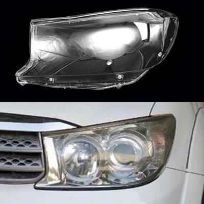 トヨタ　車保護ヘッドライトカバー　レンズガラスシェルフロントヘッドライト　FORTUNER　クリア　2008~2012　ライト　LAMPSHADE　ランプ