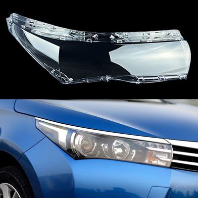 トヨタ　カローラ（国内仕様）用　車用フロントヘッドライトカバー　2017　レンズ　ランプシェード　2014　ヘッドランプ　ガラス　2015　2016　ランプシェル