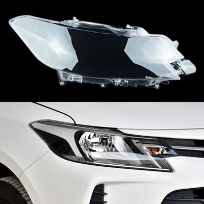 トヨタ　ヘッドライトカバー　レンズガラスシェルフロントヘッドライト箱クリアランプさ　2022　自動ライトランプキャップ　VIOS　2021