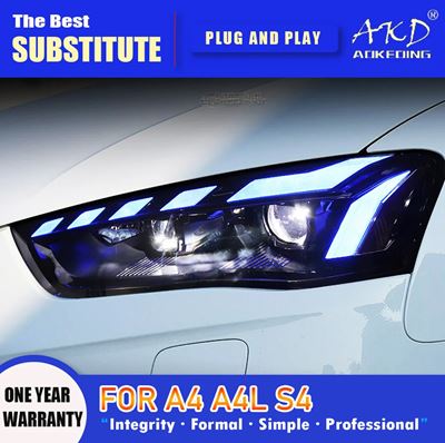 アウディ A4用AKDヘッドランプ LEDヘッドライト 2013-2016 ヘッド