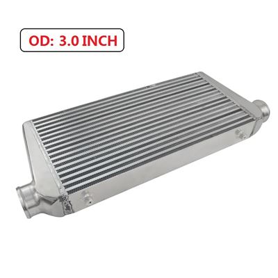 汎用 600*300*76MM ターボ インタークーラー OD=2.5インチ / 3.0 フロントマウント INTERCOOLER BAR PLAT : 620a0191 : Calore