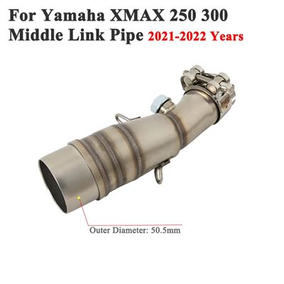 ヤマハ バイク 二輪エキゾーストサイレンサー 51MM 取り付け接続パイプ付き 中型 X MAX XMAX 250 300 XMAX250｜calore｜03