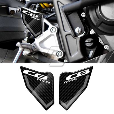 ホンダ CB650R 2021-2022用3Dカーボンルックバイク 二輪アクセサリートリプルヨーク防御ステッカー｜calore｜06