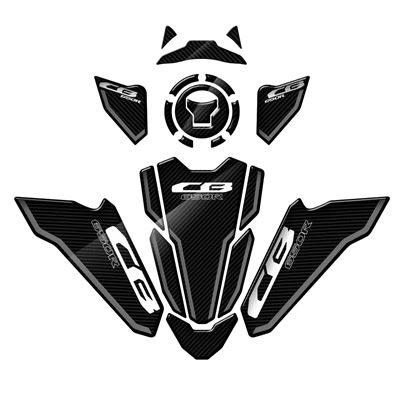 ホンダ CB650R 2021-2022用3Dカーボンルックバイク 二輪アクセサリートリプルヨーク防御ステッカー｜calore｜04