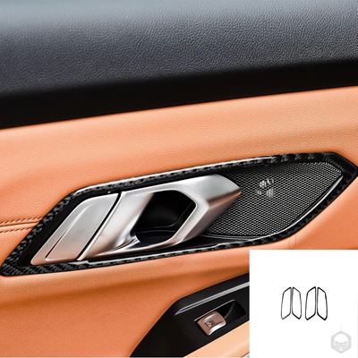 BMW カーボン 3シリーズG20 G28 325LI 330D 335 2019-2021アクセサリードアハンドルトリムステッカー装飾｜calore｜02