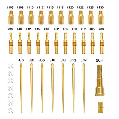 PE 26-28 PWK 21-34キャブレタースーパーコンテナシリペアキットスライドニードルパイロットメインジェットナイドル｜calore｜06