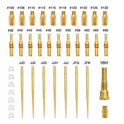 PE 26-28 PWK 21-34キャブレタースーパーコンテナシリペアキットスライドニードルパイロットメインジェットナイドル｜calore｜04