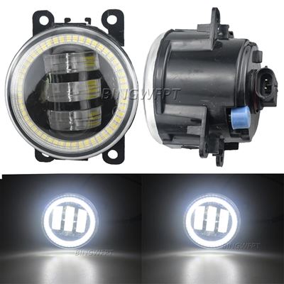 2Xエンジェルアイのフォグライト 日産 XTERRA N50 20052015用 LEDレンズ フォグライト ランニングランプ