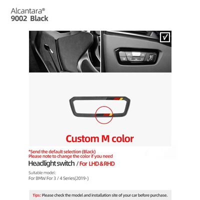 BMW ALCANTARA-装飾ボタン トリム カバー パフォーマンス アクセサリー G20 G21G22 G23 G26 G28｜calore｜06