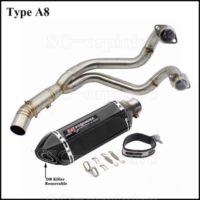 XSR700バイクフル排気システム吉村排気スリップオンパイプヤマハMT-07 FZ-07 2014-2021 FZ07 MT07トレーサー7 