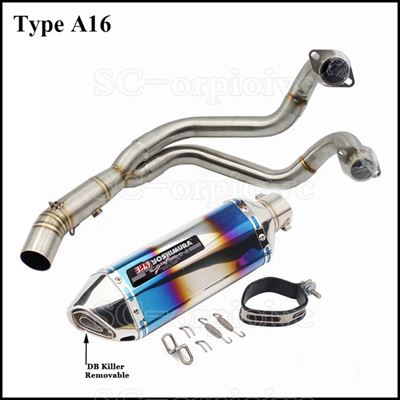 XSR700バイクフル排気システム吉村排気スリップオンパイプヤマハMT-07 FZ-07 2014-2021 FZ07 MT07トレーサー7 