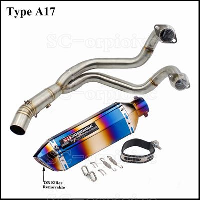 XSR700バイクフル排気システム吉村排気スリップオンパイプヤマハMT-07 FZ-07 2014-2021 FZ07 MT07トレーサー7 