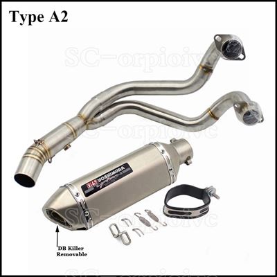 XSR700バイクフル排気システム吉村排気スリップオンパイプヤマハMT-07 FZ-07 2014-2021 FZ07 MT07トレーサー7 