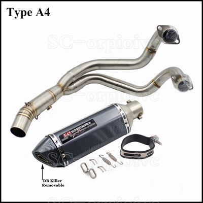 XSR700バイクフル排気システム吉村排気スリップオンパイプヤマハMT-07 FZ-07 2014-2021 FZ07 MT07トレーサー7 