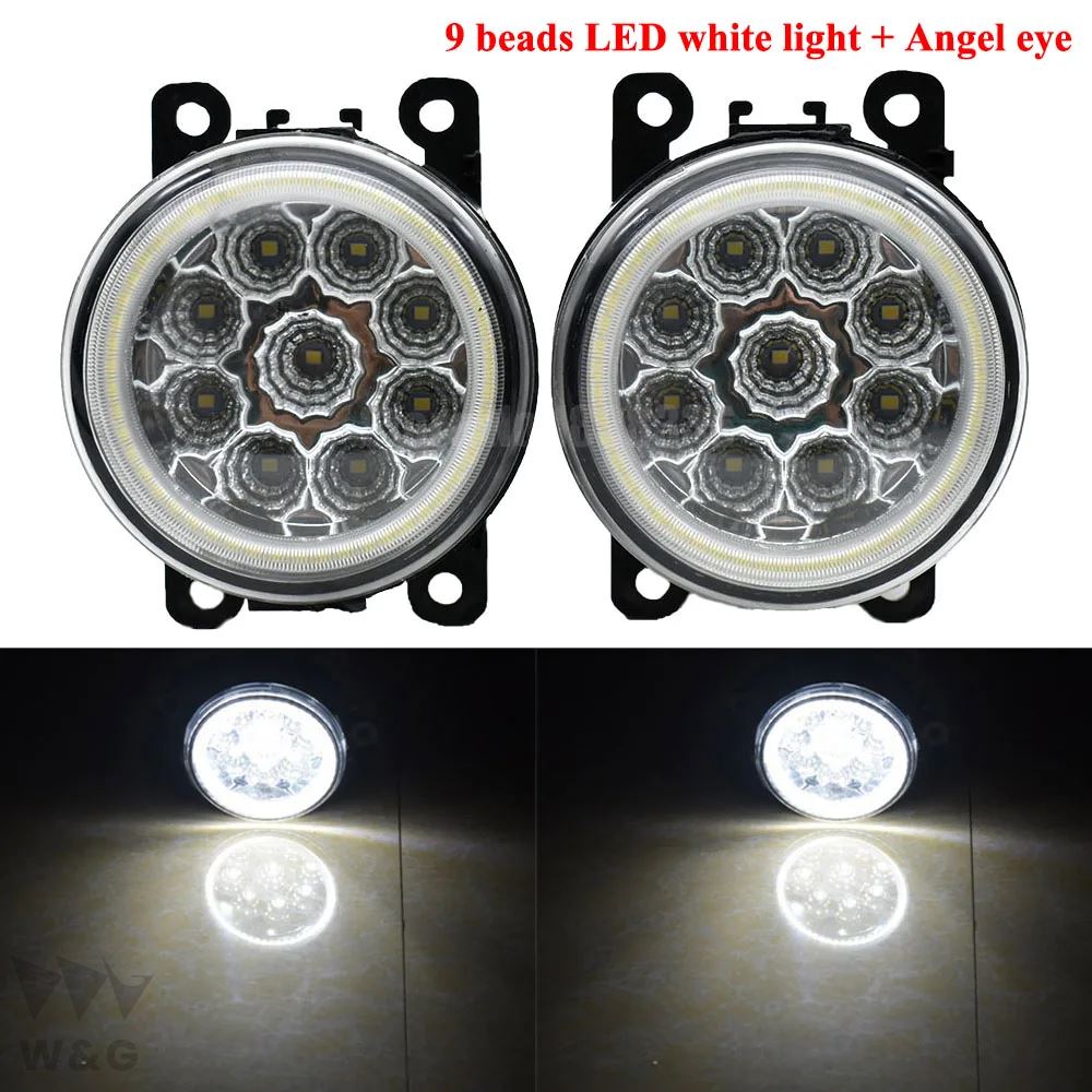 1ペアH11 LEDフォグライトカーフロントフォグランプDRLスバルジャスティIII G3X ハッチバック2003?2008スバルWRX STI 2