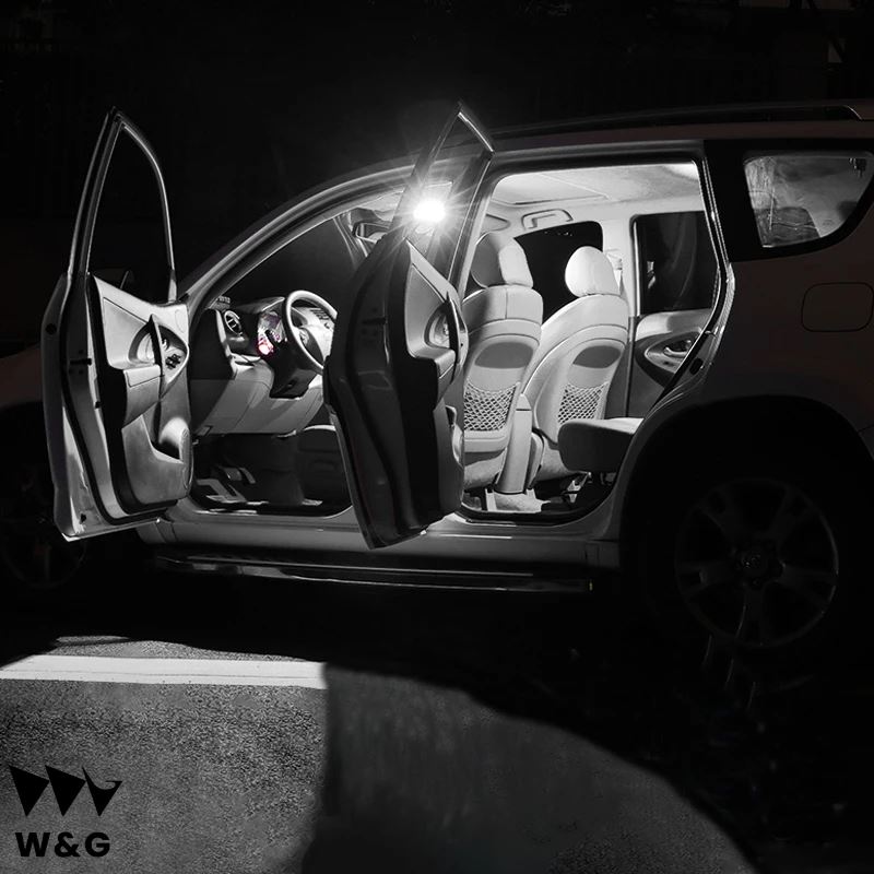 フォルクスワーゲン VW トゥアレグ 7 L 03-10 車 LED インテリア ドーム ランプ グローブ ボックス ドア ライト アクセサリー｜calore｜02