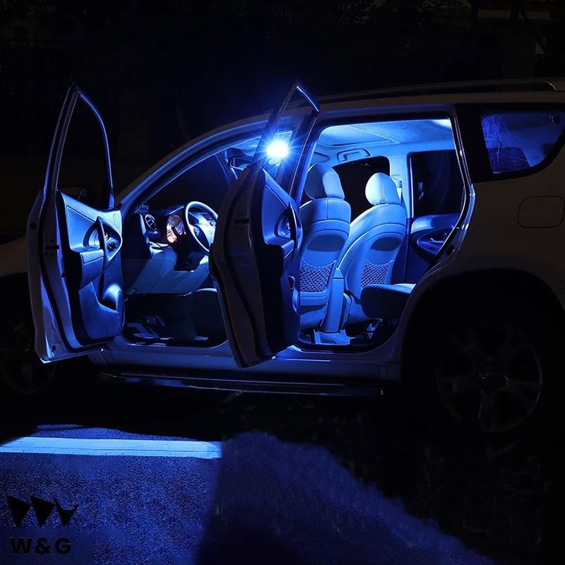 フォルクスワーゲン VW トゥアレグ 7 L 03-10 車 LED インテリア ドーム ランプ グローブ ボックス ドア ライト アクセサリー｜calore｜03