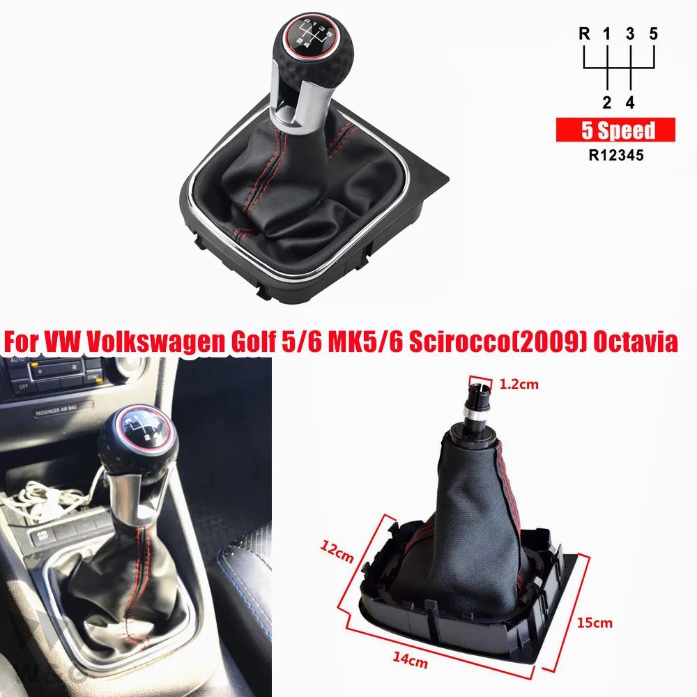 フォルクスワーゲン VW ゴルフ 5 ゴルフ 6 MK5 MK6 R32 GTI 2004-2009 マニュアル 5 6 速 スエード レザー ギア｜calore｜02