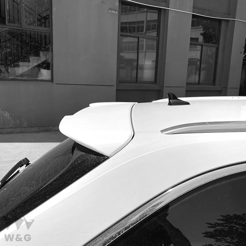 ABS リアルーフウィング アウディ A4 B9 AVANT ALLROAD 2019 2020 2021SPOILER GLOSSY BLACK