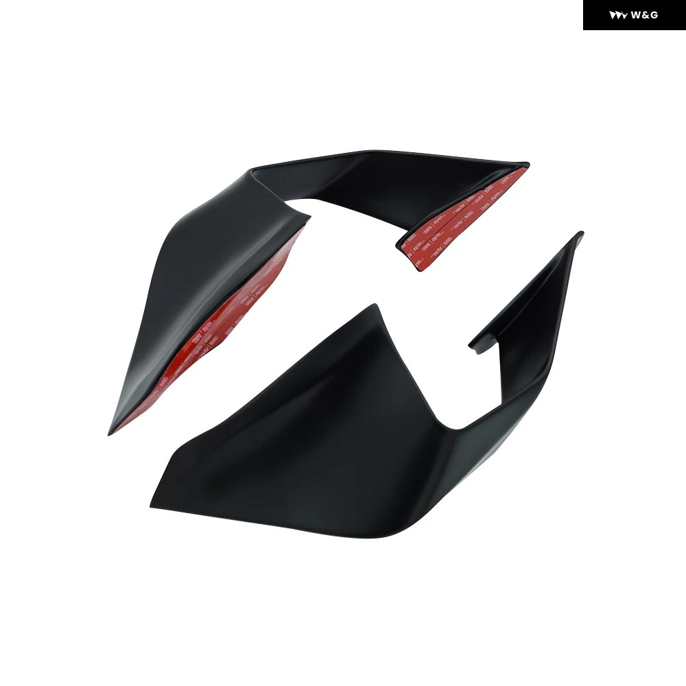 カワサキ ZX25R ZX4R ZX4RR ZX-25R/SE ZX-4R/SE ZX-46RR 固定翼フェアリングスポイラー オートバイ アクセサリー サイド ウイング風ブレード | ブランド登録なし | 02