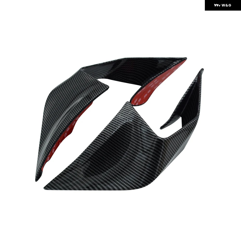 カワサキ ZX25R ZX4R ZX4RR ZX-25R/SE ZX-4R/SE ZX-46RR 固定翼フェアリングスポイラー オートバイ アクセサリー サイド ウイング風ブレード | ブランド登録なし | 03