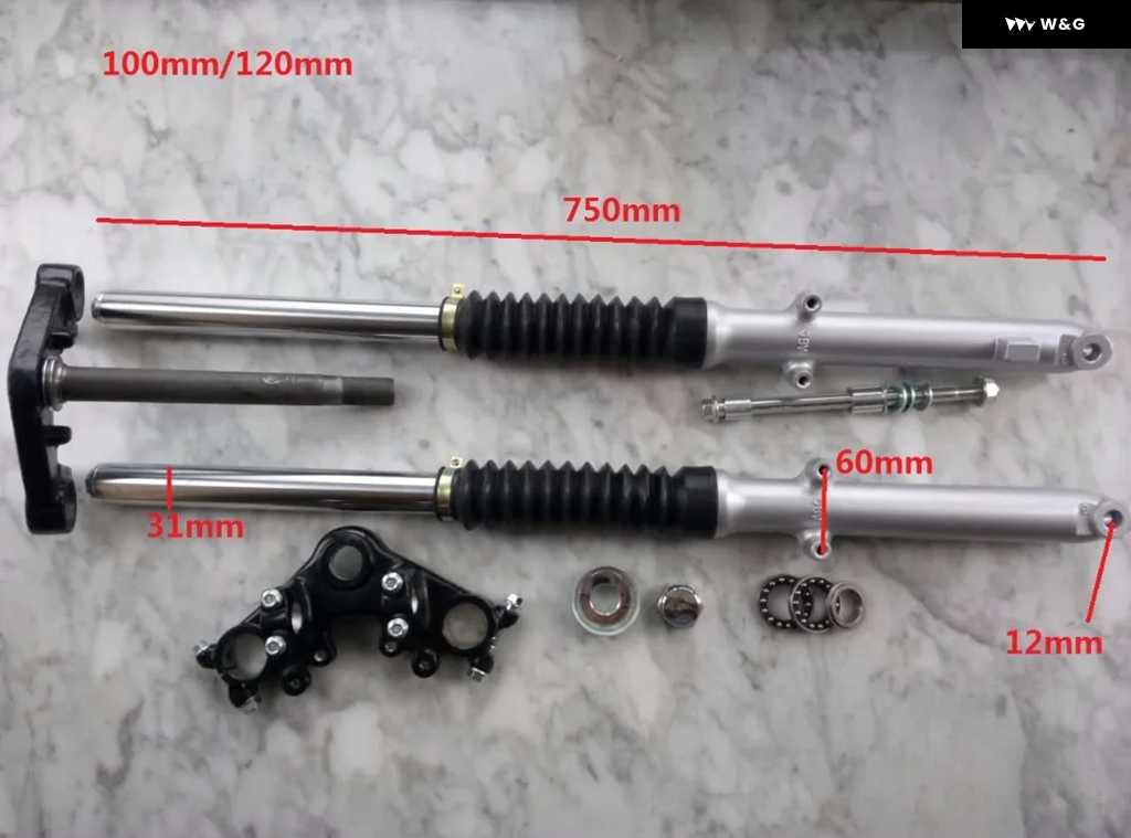 CG125 WY125 CG100 嘉陵 JH70 100MM /120MM フロント