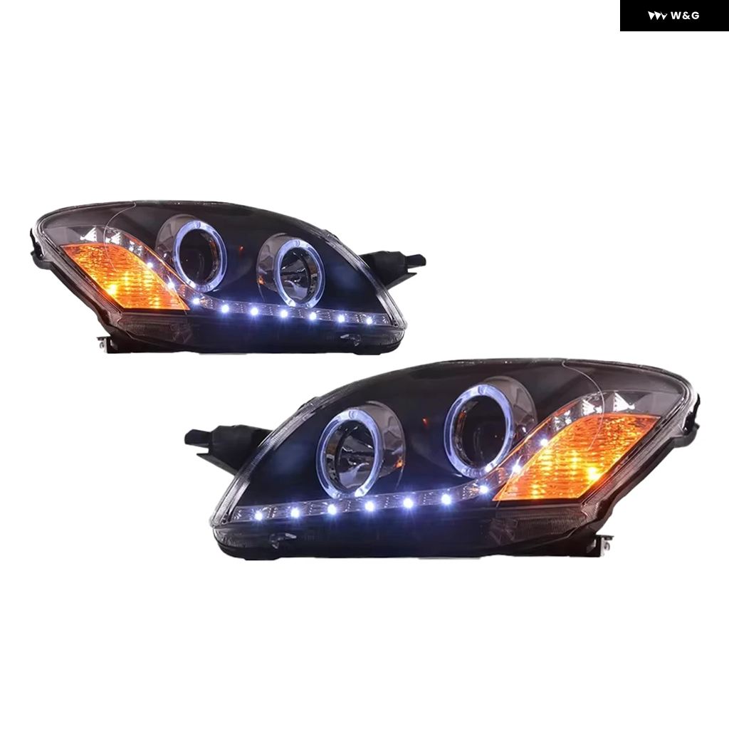 トヨタ 第 2 世代ベルタ セダン XP90 ヘッドライト VIOS 2008-2013 ヘッドランプ アセンブリ DRL デイタイム ランニングライト ウインカー_画像1