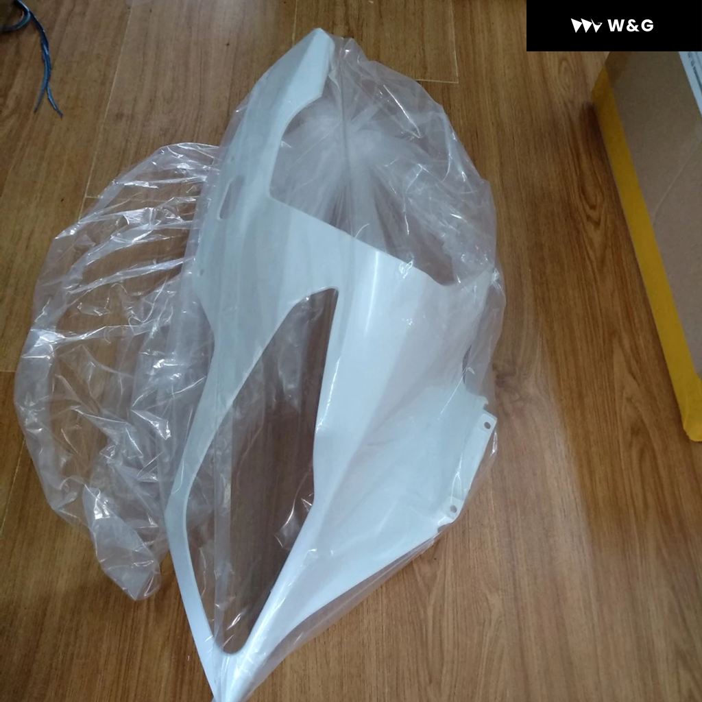 並行輸入品 オートバイ バイク インジェクション未塗装上部左中央右フロントカウルノーズ フェアリング サイド BMW S1000RR 2010 2011 2012 213 2014の画像