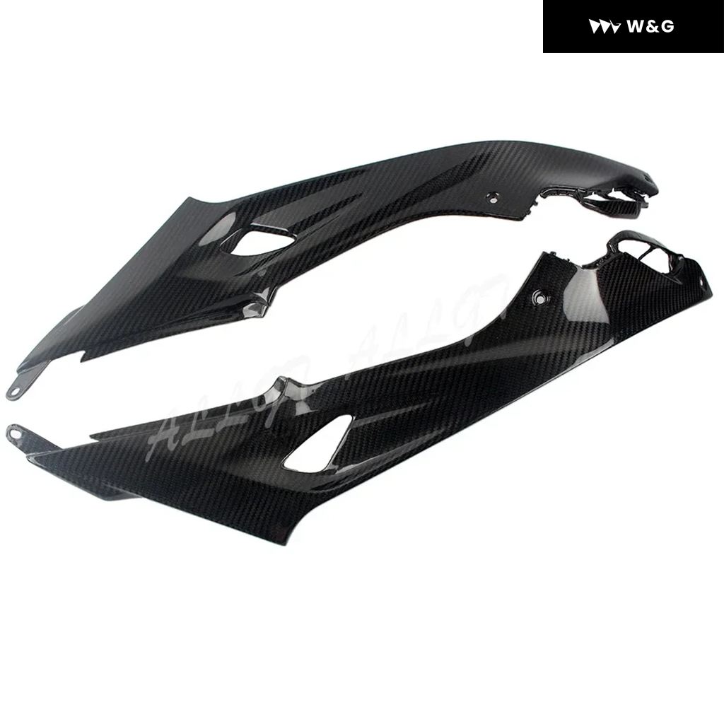 並行輸入品 カーボンプリント オートバイ バイク ABS インジェクションタンク サイド トリム カバー パネル フェアリング BMW S1000RR 2015-18用_1