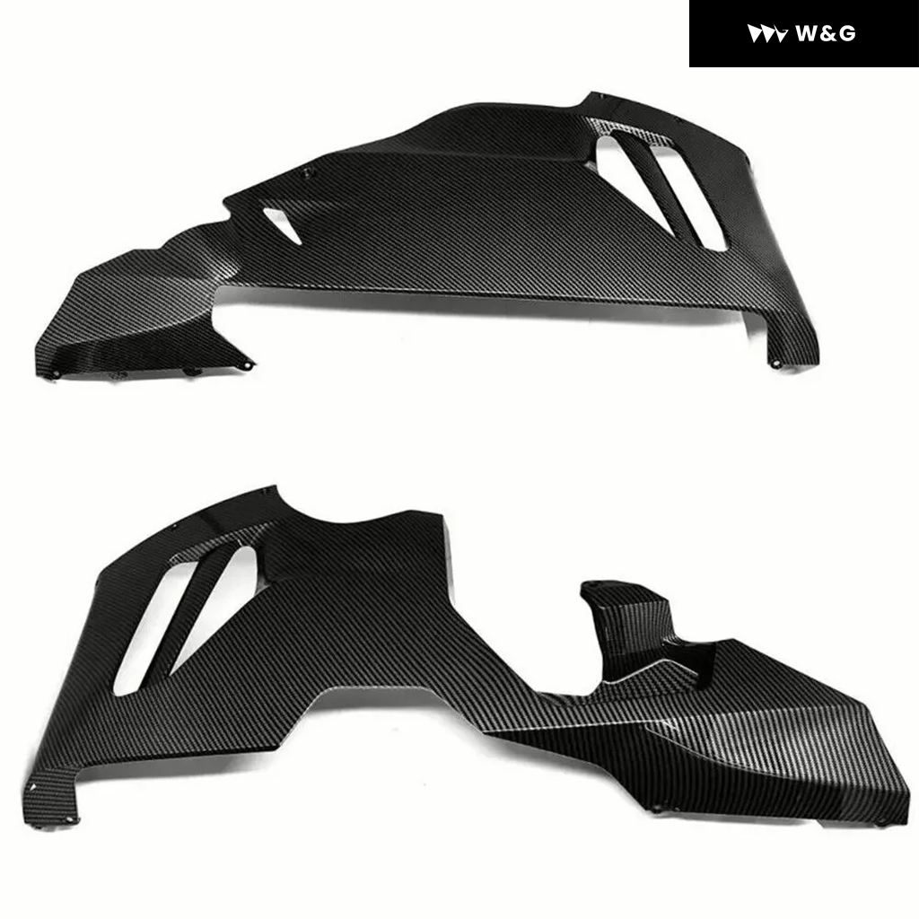 並行輸入品 ABS カーボンパターン仕上げ フロント リア フェアリング サイド ミッドテール シート カウルセット CBR100の画像