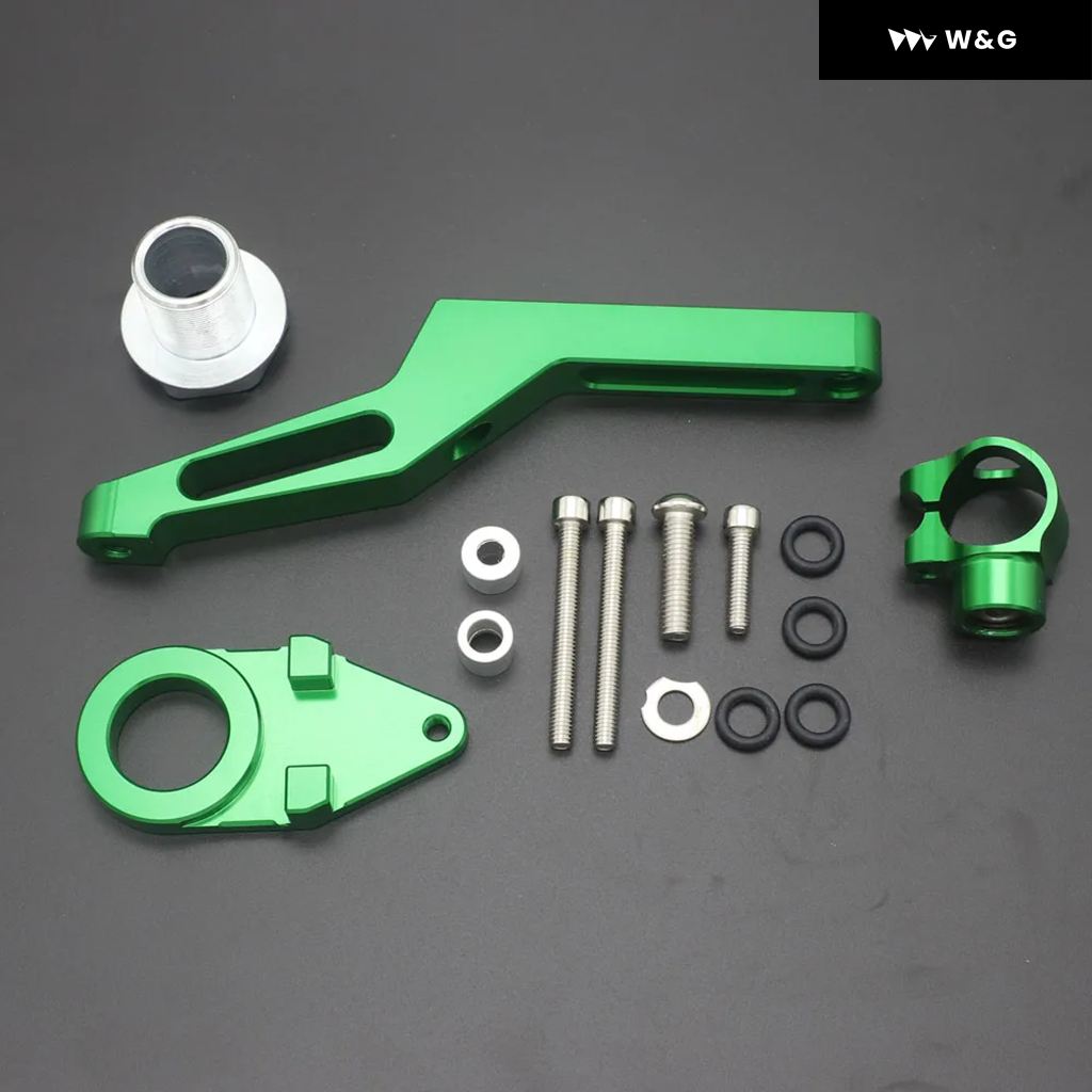 並行輸入品 カワサキ ZX6R 2009 - 2019 オートバイステアリングダンパースタビライザーマウントブラケットキット 20の画像
