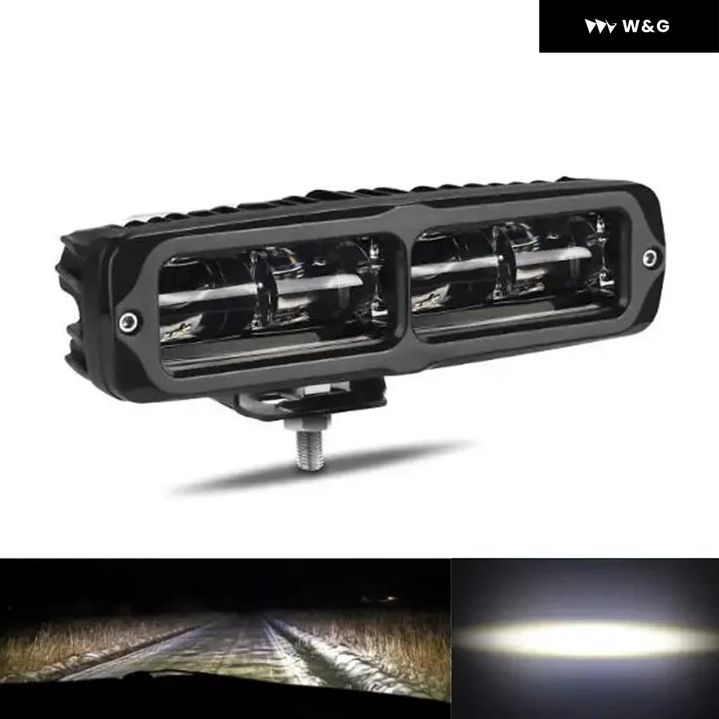 並行輸入品 12-80V 20W 汎用 オートバイ フォグランプ LED 補助運転スポットライト モト作業灯 オフロード バイクの画像