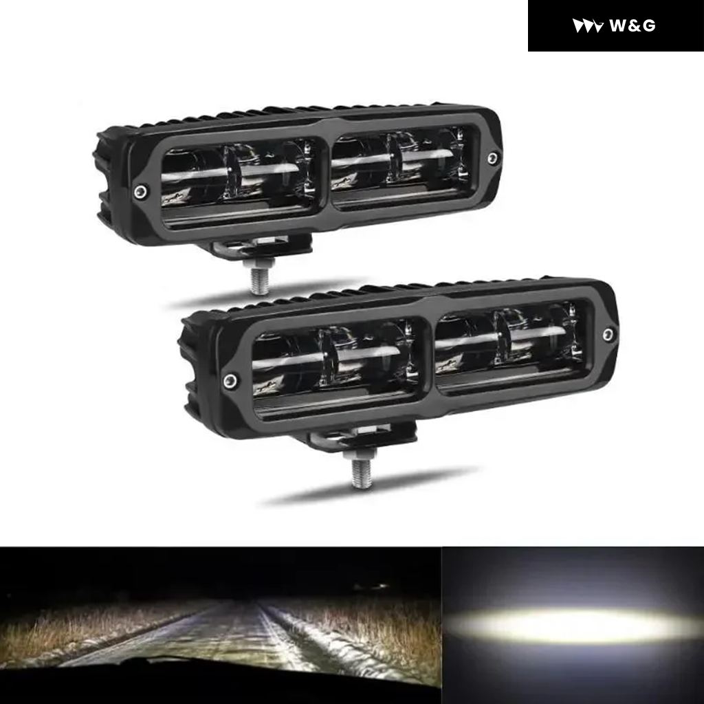 並行輸入品 12-80V 20W 汎用 オートバイ フォグランプ LED 補助運転スポットライト モト作業灯 オフロード バイクの画像