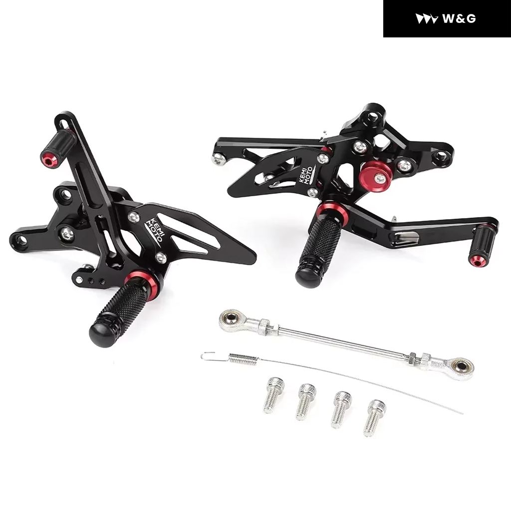 並行輸入品 R25 R3 リアセット フットレスト リアセット ペダル フットペグ レスト リアセット CNC 合金 YAMAHAの画像