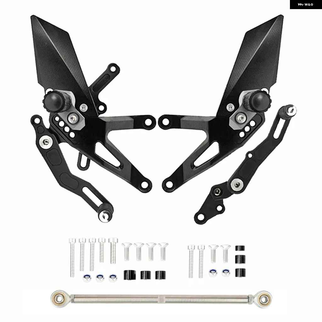 並行輸入品ホンダ CBR650R CBR650F 2021 オートバイ バイク 調整可能 リアセット フットペグ CB650R C_3