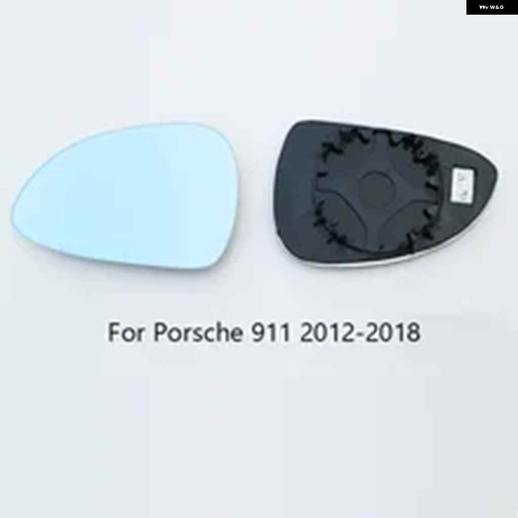 並行輸入品サイドバックミラー ブルーガラスレンズ ポルシェ 911 マカン 718 ボクスター 2012-2020 広角ビュー ア_1