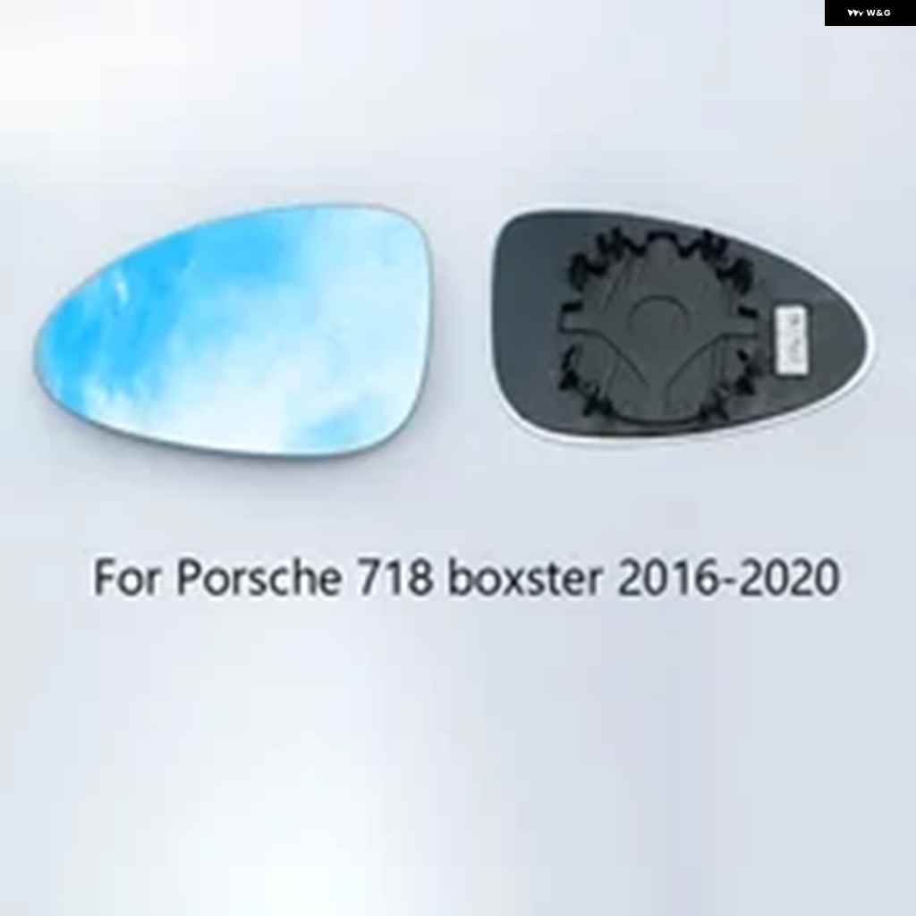 並行輸入品サイドバックミラー ブルーガラスレンズ ポルシェ 911 マカン 718 ボクスター 2012-2020 広角ビュー ア_2