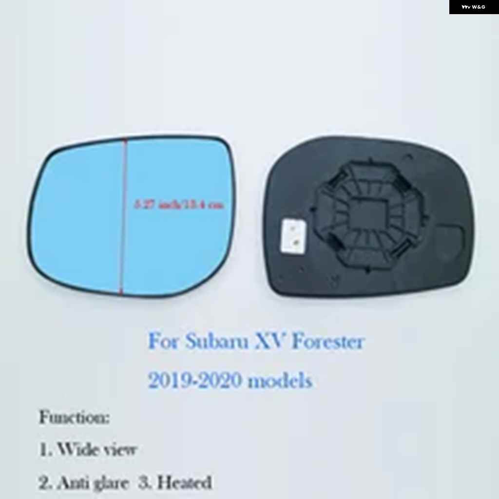 並行輸入品1ペア2個加熱サイドバックミラー ブルーガラスレンズ スバル フォレスター 2019-2022広角ビューアンチグレアカー_4