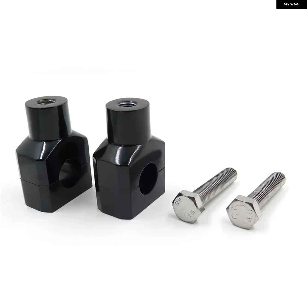 並行輸入品1.25インチ ハンドルバー ライザー クランプ ハーレー クルーザー チョッパー パーツ 31.25MM ブラックの画像